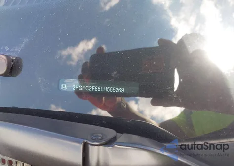 2020 Honda Civic Sport из США, поврежденный, VIN 2HGFC2F86LH555269